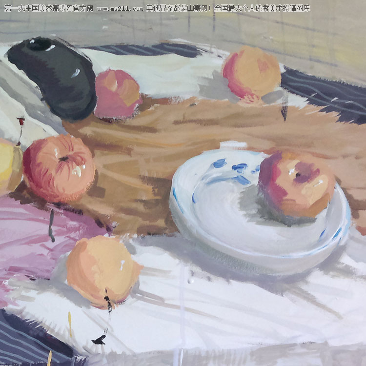 <em>广州美术学院</em> -- 黄正剑 -- 水粉静物 -- 美术高考