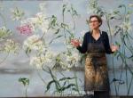 艺术家Claire Basler在巴黎郊区的工作室。