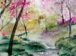 一念花开，一念花落。丨画家Reine Marie Pinchon