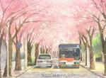 风景小画片。丨插画师Shelia.L。