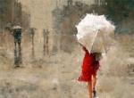 最是那一抹红。丨俄罗斯画家Andre Kohn。